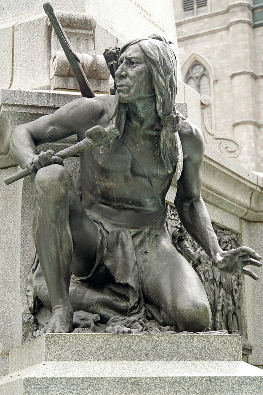 Sculpture in Old Montreal