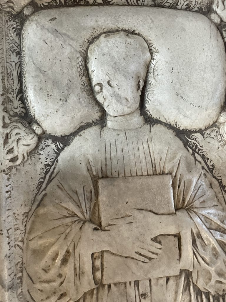 Floor tombs in Santa Croce Basilica, Florence